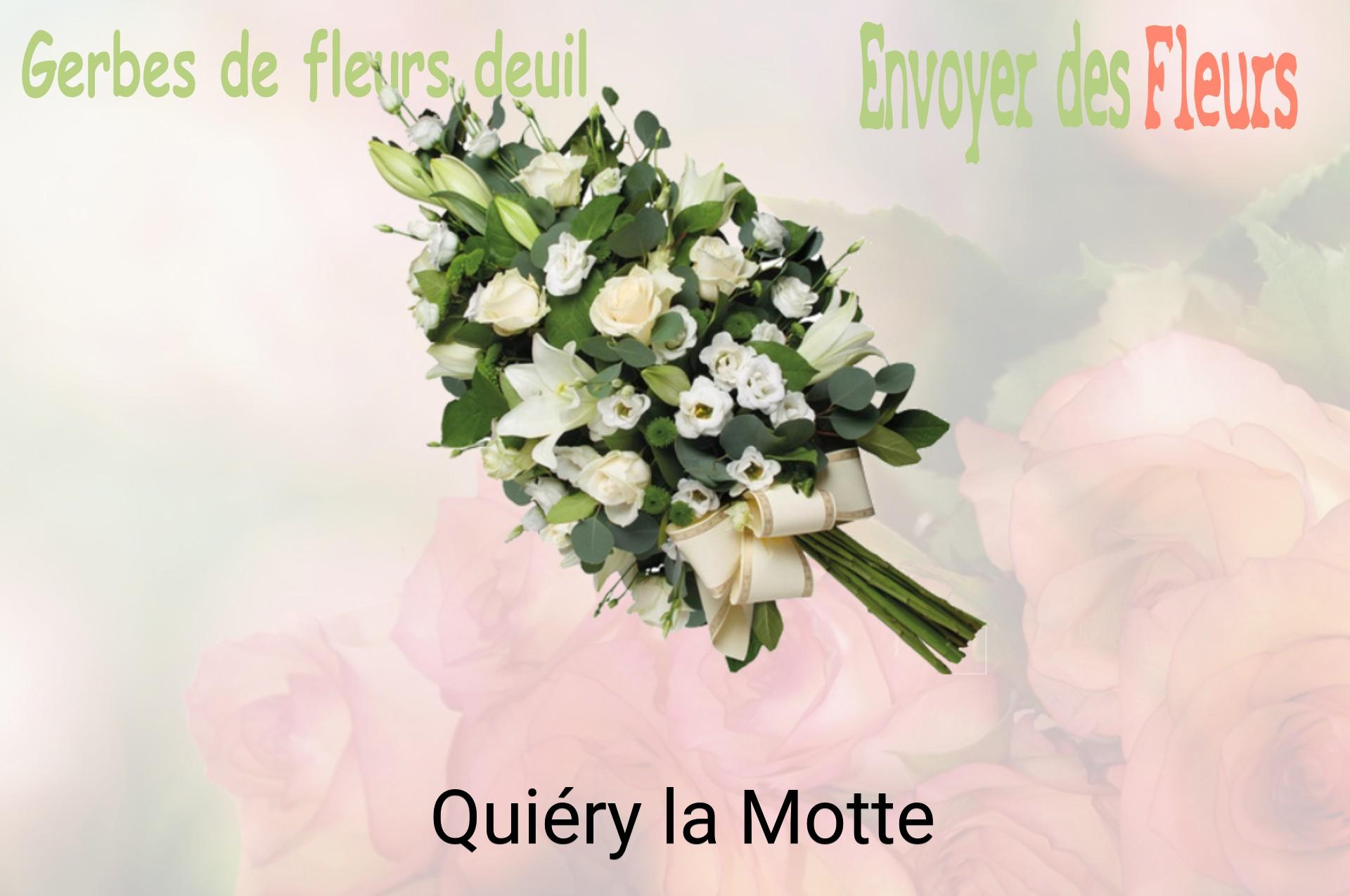 Gerbe de fleurs de deuil livrée à Quiéry-la-Motte